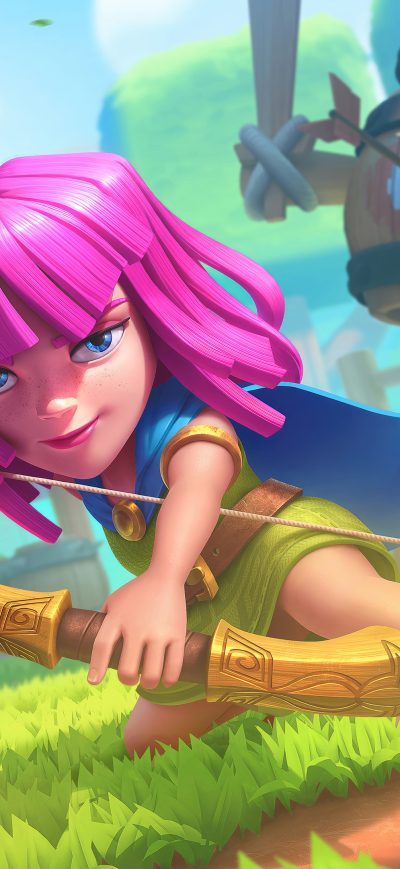 Fond d'écran iPhone Clash Royale Super Archer 4k