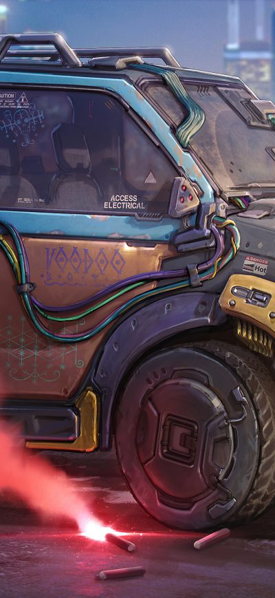 Fond d'écran iPhone Voodoo Boy Cyberpunk 2077 5k