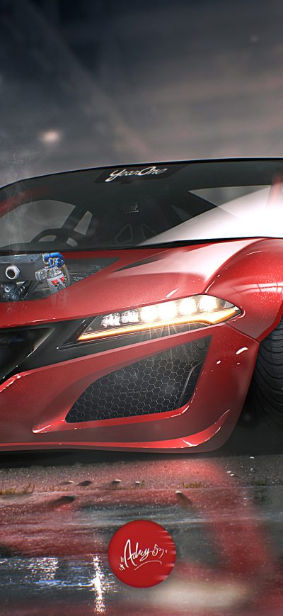 Fond d'écran iPhone Honda NSX Hybrid Electric