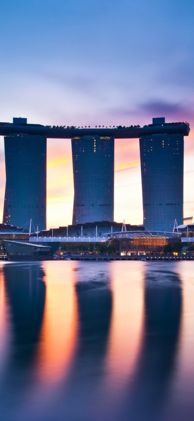 Fond d'écran iPhone Marina Bay Singapore