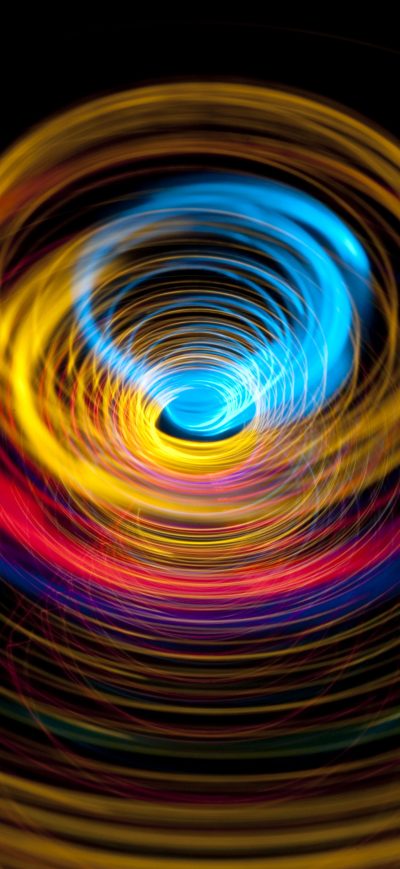 Fond d'écran iPhone Circles Motion Rotation Abstract Colorful 4k