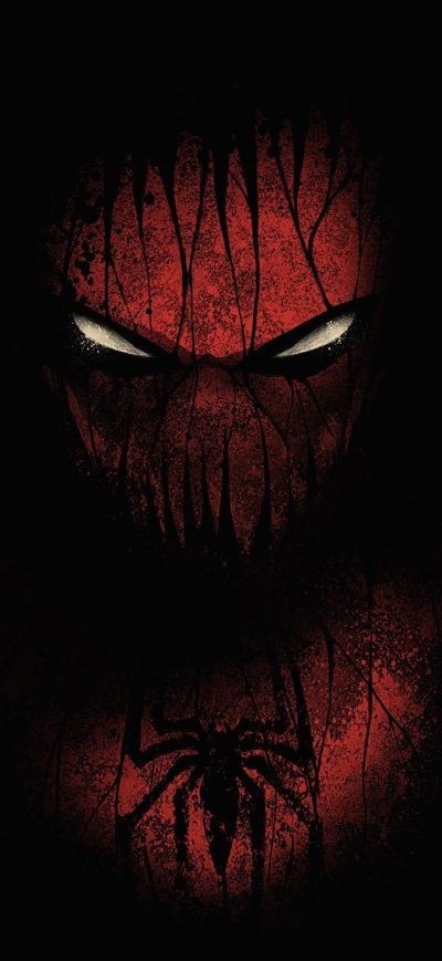 Fond d'écran iPhone Red Black Spiderman