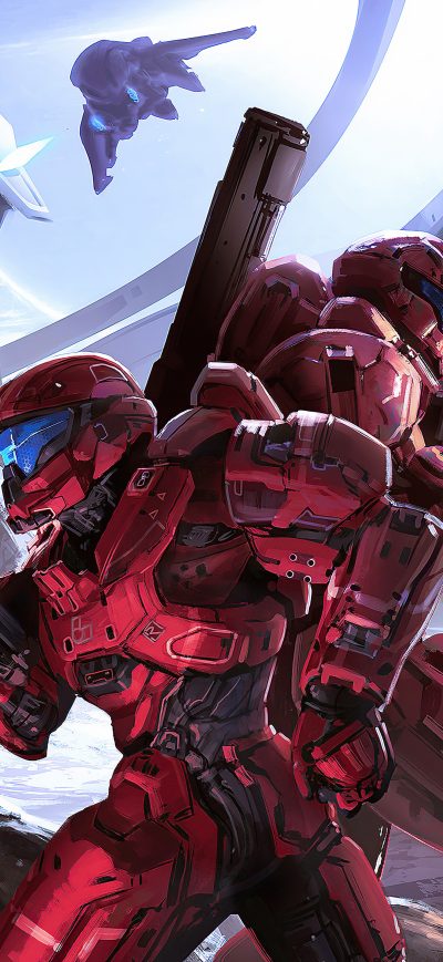 Fond d'écran iPhone Halo Loot Crate 4k