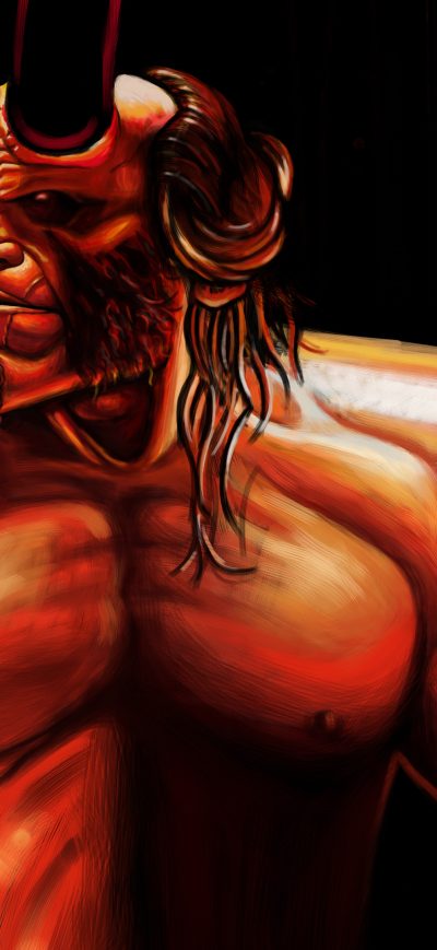 Fond d'écran iPhone Hellboy 4k New Artwork