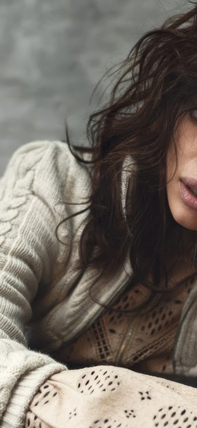 Fond d'écran iPhone Irina Shayk Harpers Bazaar 5k 2023