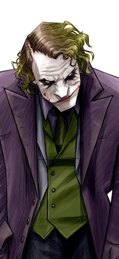 Fond d'écran 4k Joker Artwork sur iPhone