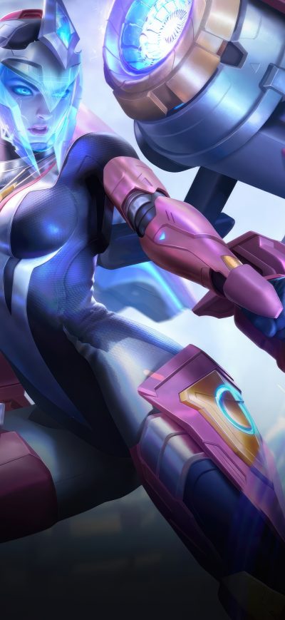 Fond d'écran iPhone Kaisa League Of Legends 8k