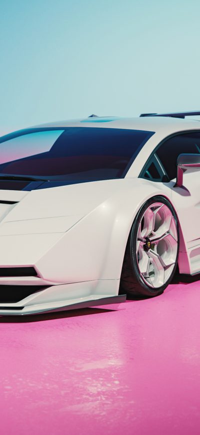 Fond d'écran iPhone 2022 Lamborghini Countach Concept 5k
