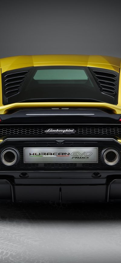 Fond d'écran iPhone Lamborghini Huracan EVO RWD 8k
