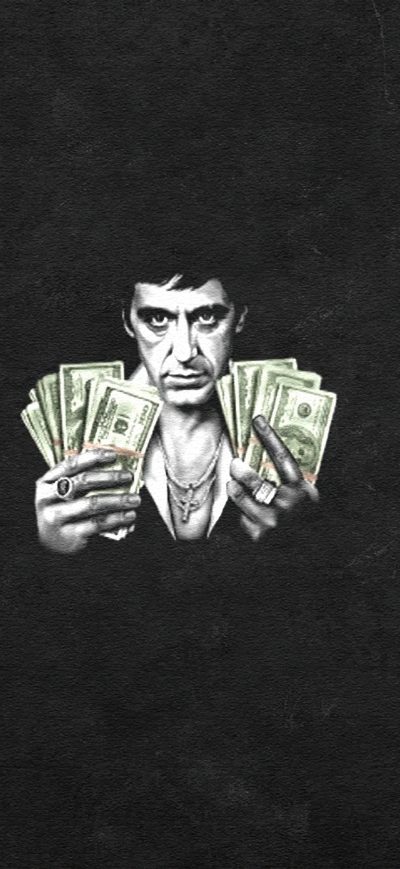 Fond d'écran iPhone Al Pacino Scarface 4k