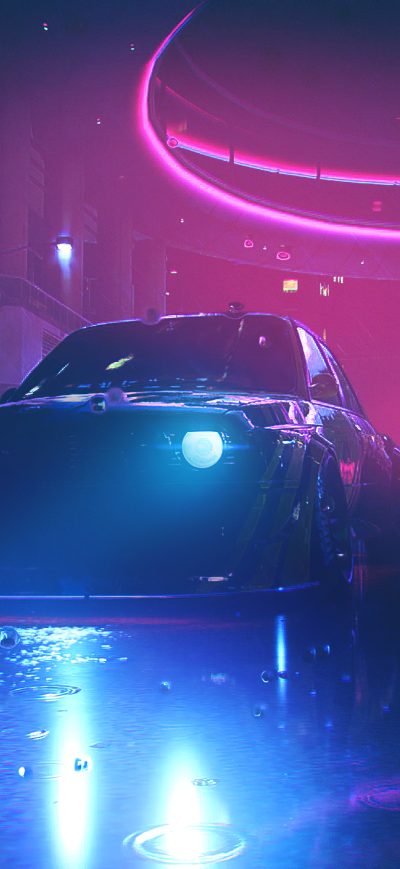 Fond d'écran iPhone Bmw M3 Neon Lights Nfs Heat