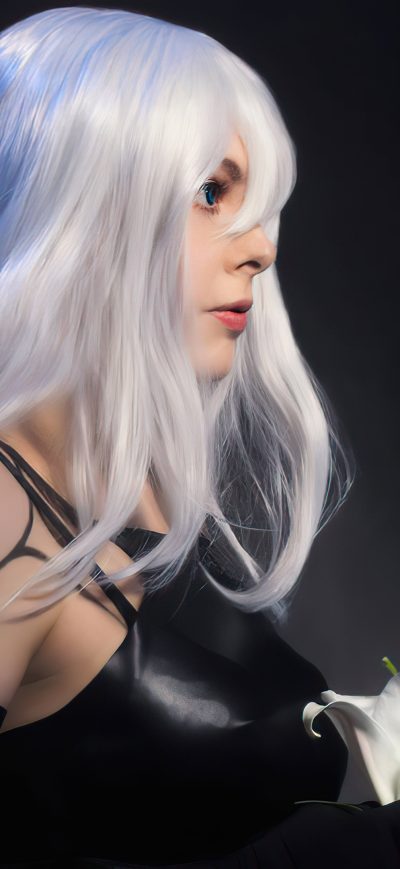 Fond d'écran iPhone Nier Automata A2 Cosplay