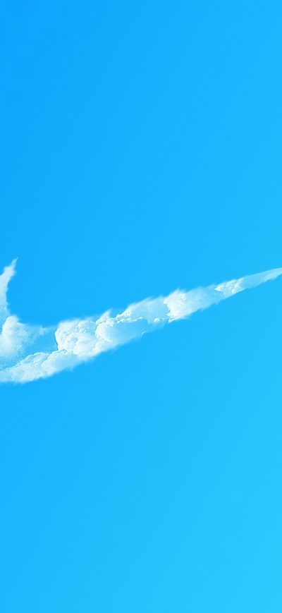 Fond d'écran iPhone Nike Logo In Clouds 4k