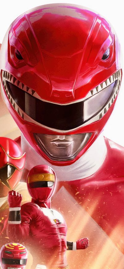 Fond d'écran iPhone Forever Red Power Rangers