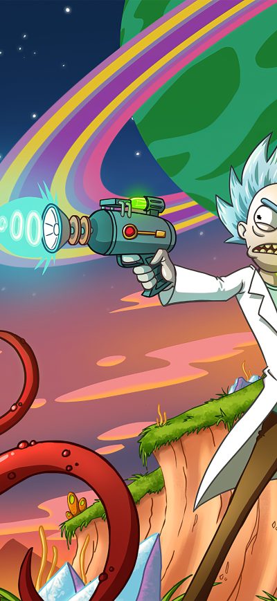 Fond d'écran iPhone Rick And Morty Smith Adventures 4k