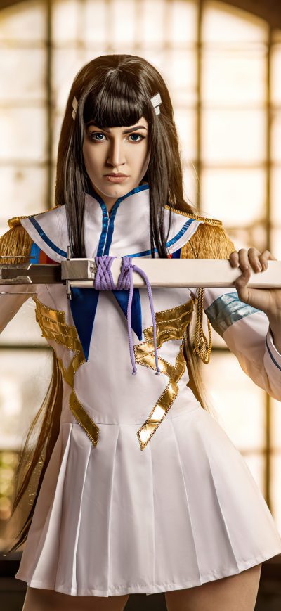 Fond d'écran iPhone Satsuki Kiryuin Cosplay 4k