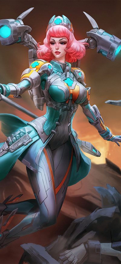 Fond d'écran iPhone Smite Med Tech Aphrotide 4k