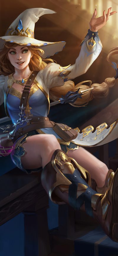 Fond d'écran iPhone Smite Charm Caster The Morrigan 4k