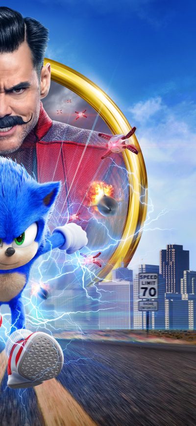 Fond d'écran iPhone Sonic The Hedgehog Movie 8k