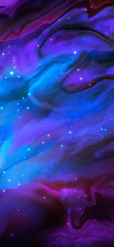 Fond d'écran iPhone Blue Phantom Space Cosmos 4k