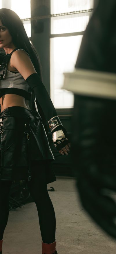 Fond d'écran iPhone Tifa Lockhart Final Fantasy Cosplay 4k