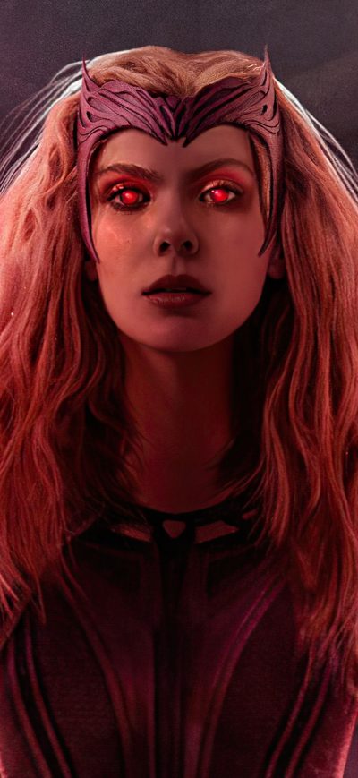 Fond d'écran iPhone Scarlet Witch Aka Wanda Vision 4k
