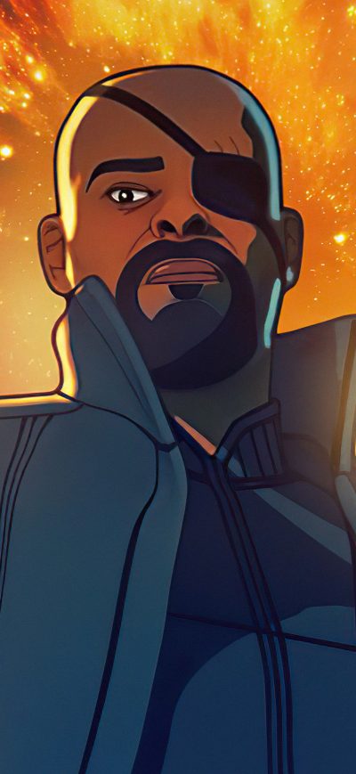 Fond d'écran iPhone Nick Fury What If