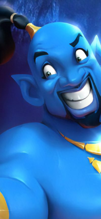 Fond d'écran iPhone Will Smith As Genie Cartoon Art