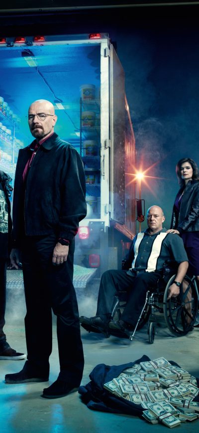 Fond d'écran iPhone Breaking Bad Cast 5k