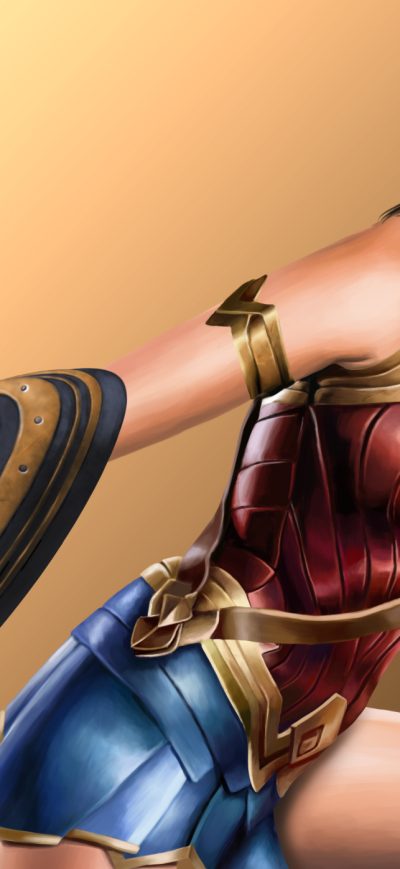 Fond d'écran iPhone Wonder Woman Warrior Artworks