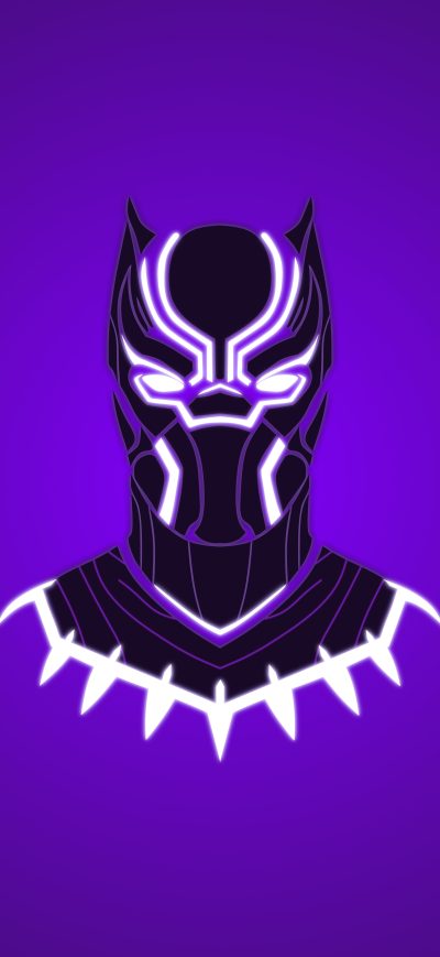 Fond d'écran iPhone Black Panther 10k Art