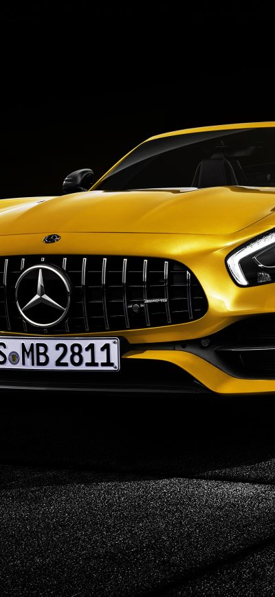 Fond d'écran iPhone Mercedes AMG GT S Roadster 2018 Front