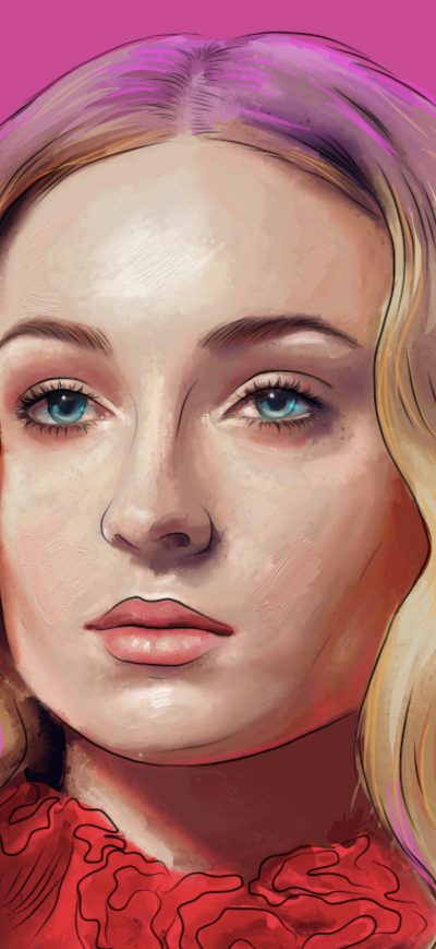 Fond d'écran iPhone Sansa Stark Digital Art