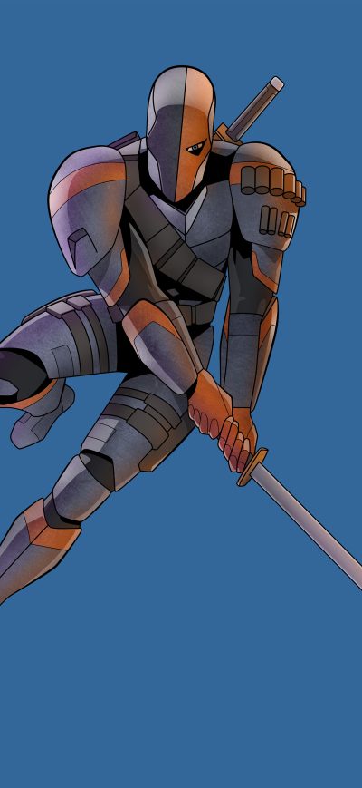 Fond d'écran Deathstroke 5k sur iPhone