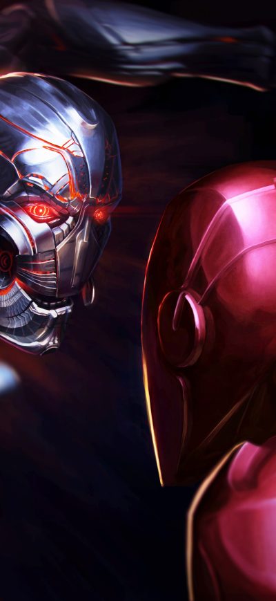 Fond d'écran iPhone Iron Man Vs Thanos