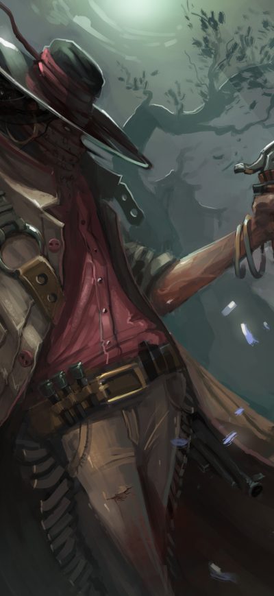 Fond d'écran iPhone Warrior With Guns 4k