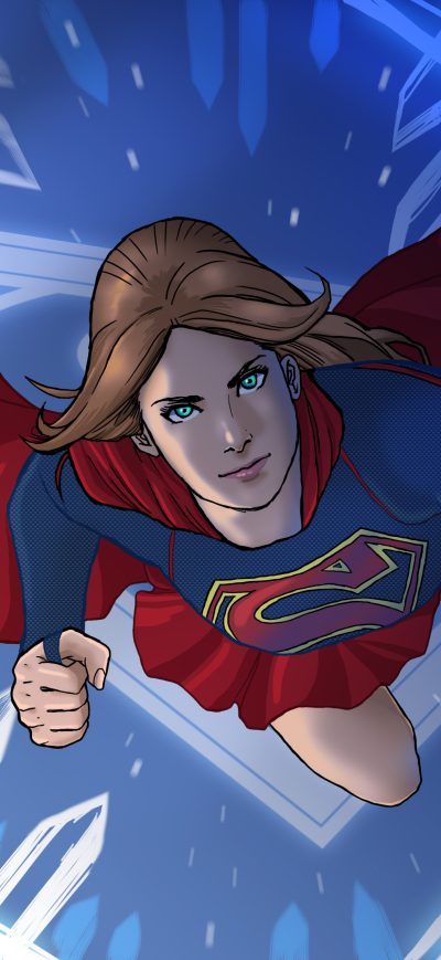 Fond d'écran iPhone Supergirl Artworks 2018