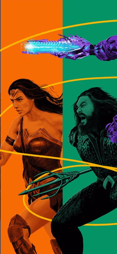 Fond d'écran iPhone Justice League 2017 Heroes Unite