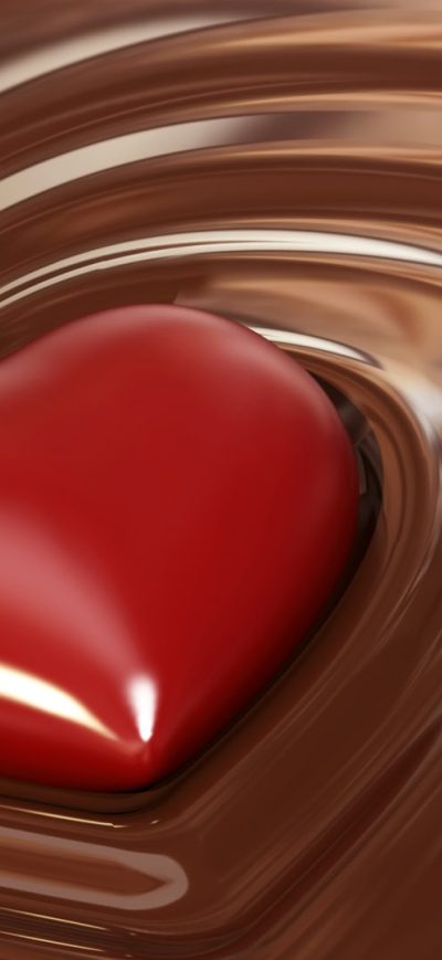 Fond d'écran iPhone Chocolate In Heart Shape