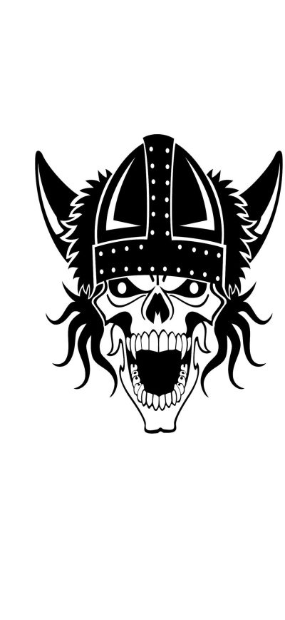 Fond d'écran iPhone Vikings Skull