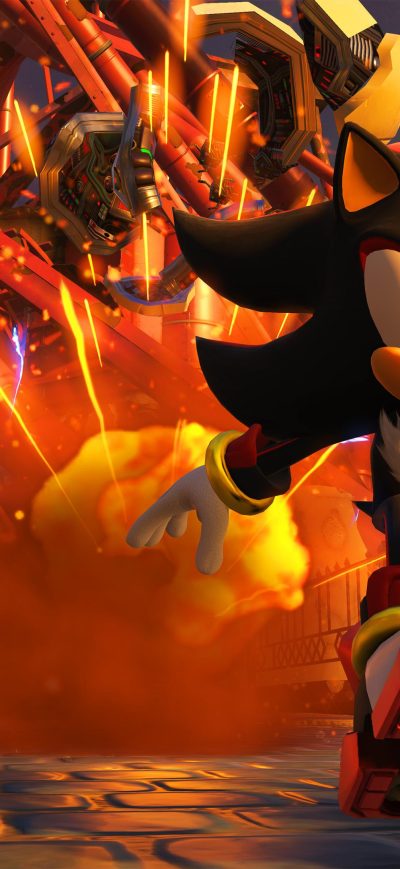 Fond d'écran iPhone Sonic Forces 4k