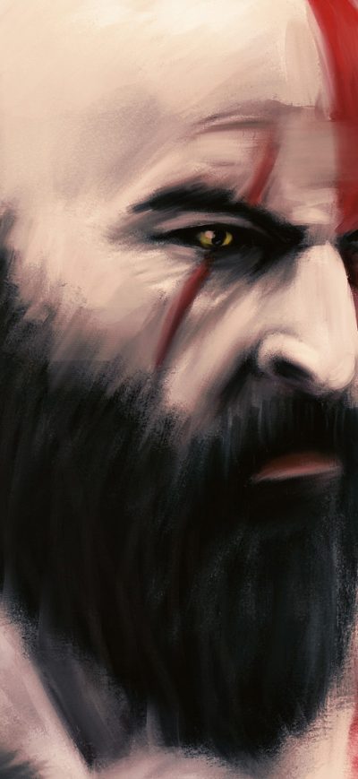 Fond d'écran iPhone God Of War Kratos Art