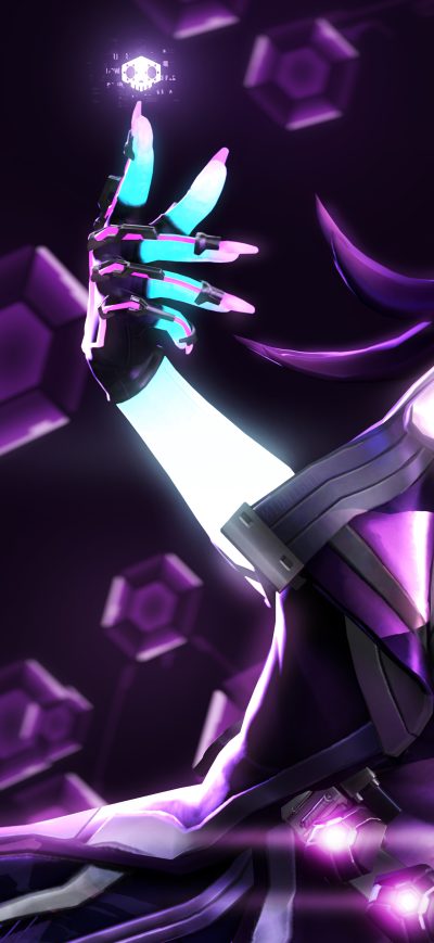 Fond d'écran iPhone Sombra Overwatch Artwork 4k