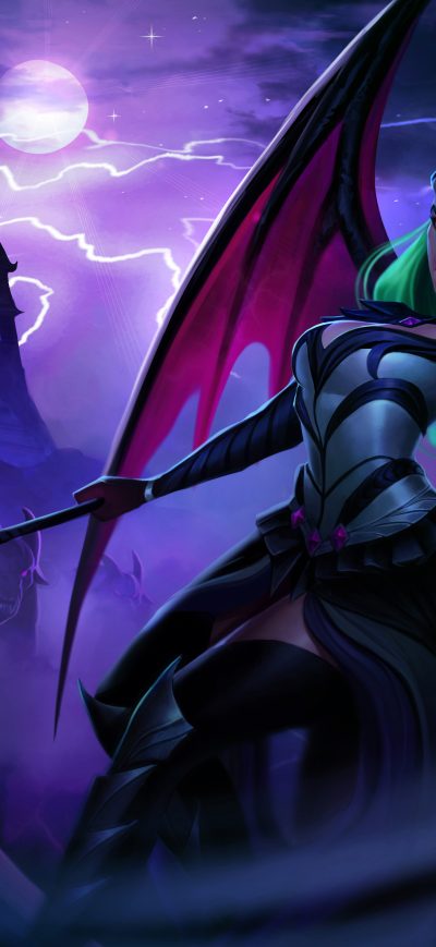 Fond d'écran Evelynn League Of Legends 5k sur iPhone