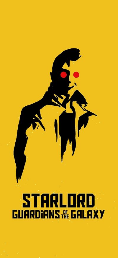 Fond d'écran iPhone Star Lord Art