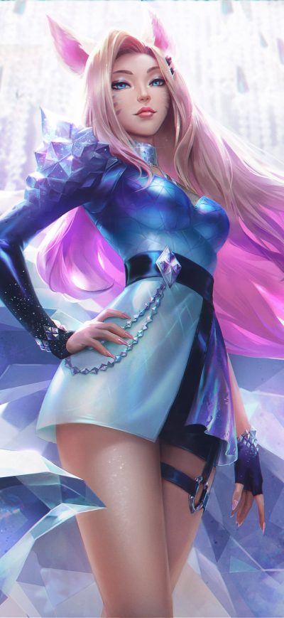 Fond d'écran iPhone Ahri League Of Legends 4k Game 2020