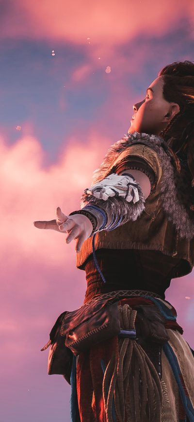 Fond d'écran iPhone Aloy Horizon Zero Dawn Videogame 2019 4k