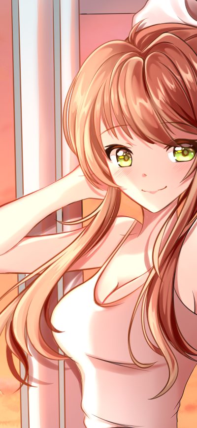 Fond d'écran iPhone Beautiful Girl Anime Looking At Viewer 4k