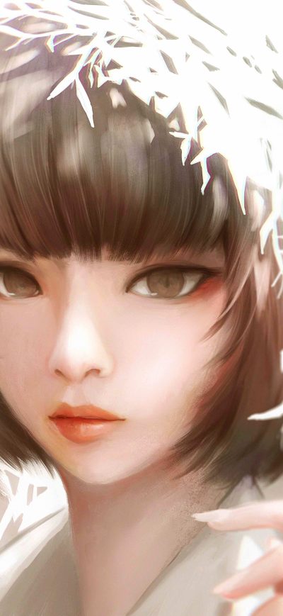 Fond d'écran Kamimachi Reimagined 5k sur iPhone