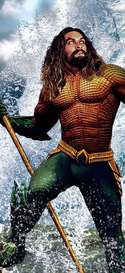 Fond d'écran iPhone Aquaman 2020 Jason Momoa